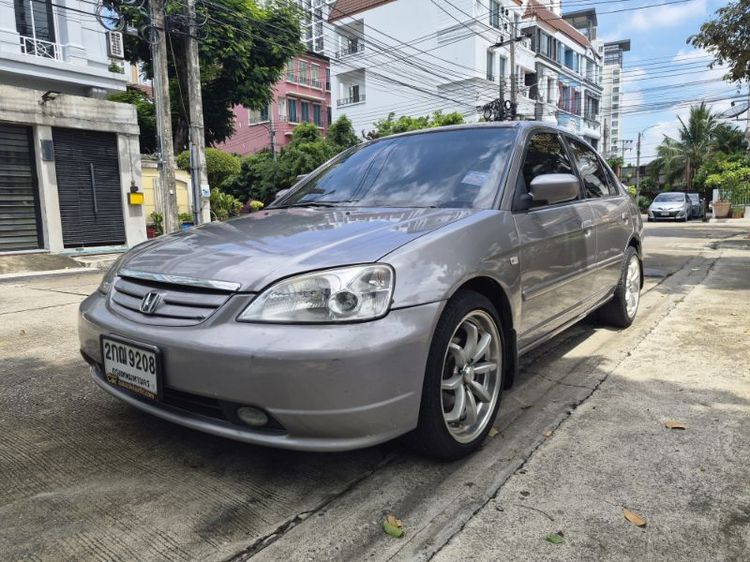 Honda Civic 2002 1.7 VTi Sedan เบนซิน เกียร์อัตโนมัติ เทา รูปที่ 2