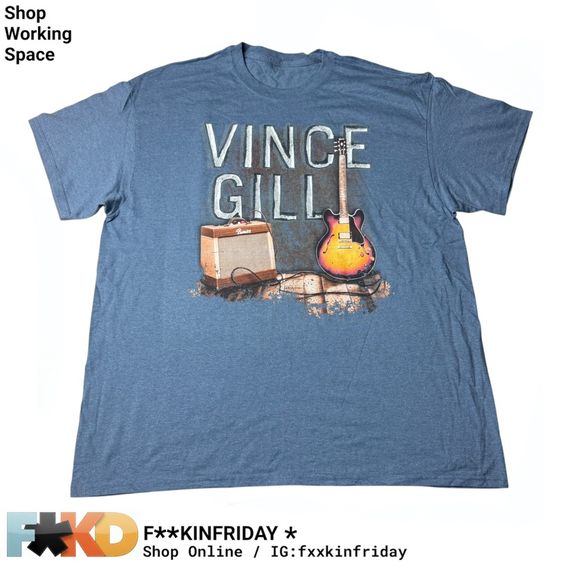 เสื้อยืด Vince Gill Size XL