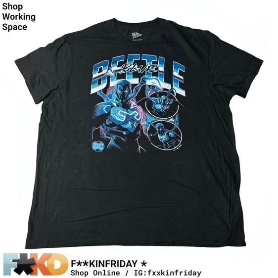 เสื้อยืด Beetle Blue Size L