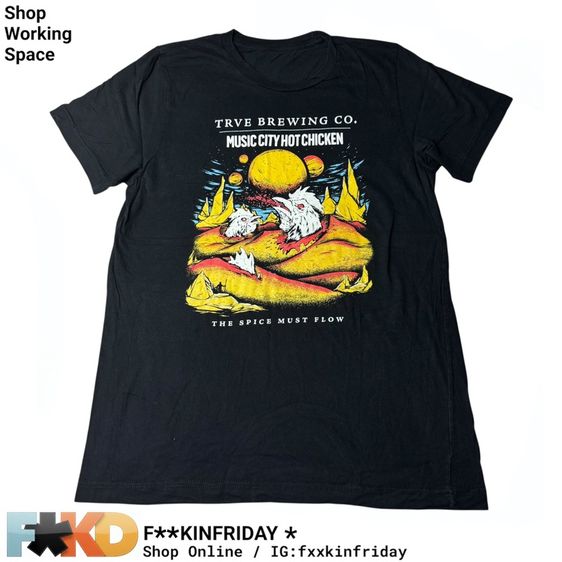 เสื้อยืด TRVE Brewing Co Size M