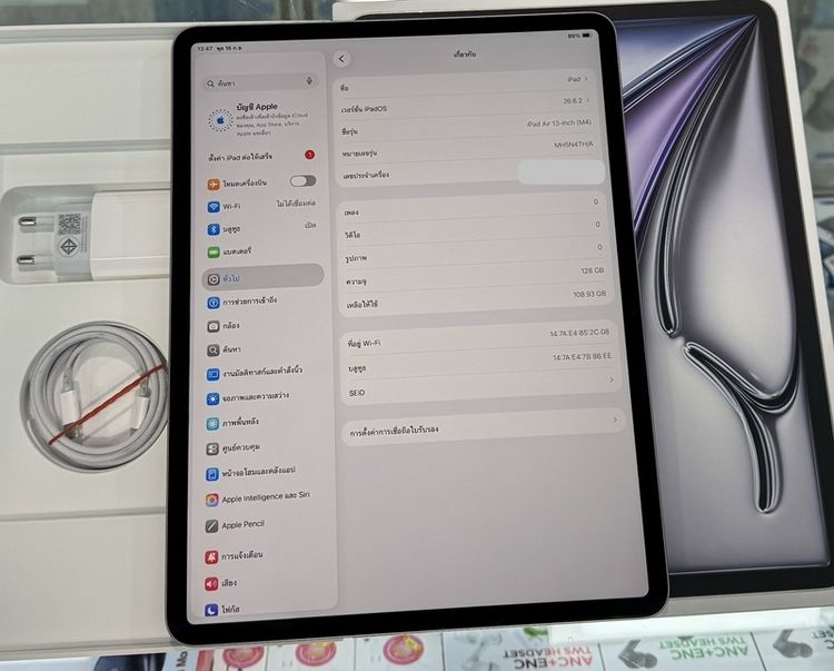 ipad Air 13นิ้ว M4 128GB WiFi ประกันเยอะ รูปที่ 2