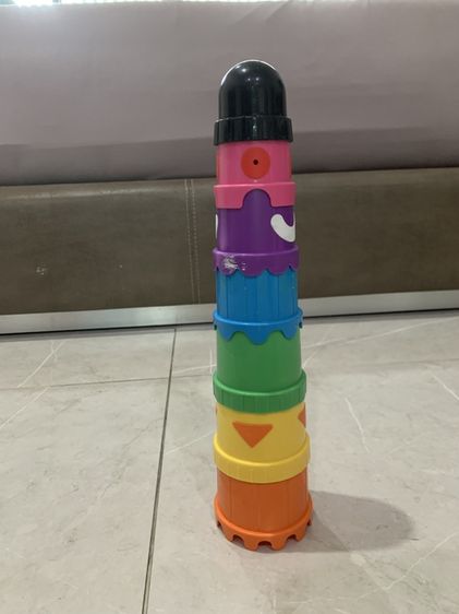 ของเล่นเสริมพัฒนาการ ถ้วยต่อชั้นสูงๆ