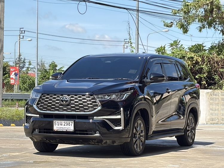 Toyota Innova 2024 2.0 Zenix HEV Smart Utility-car ไฮบริด ไม่ติดแก๊ส เกียร์อัตโนมัติ ดำ