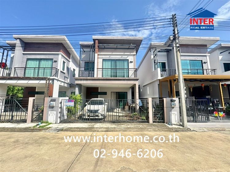 บ้านเดี่ยว 2 ชั้น 27.5 ตร.ว. หมู่บ้านเดอะแพลนท์ ปิ่นเกล้า-สาย5 ซอยไร่ขิง42 ประชาราฏร์ ถนนพุทธมณฑล ถนนซอยไร่ขิง42 ประชาราฏร์ สามพราน นครปฐม