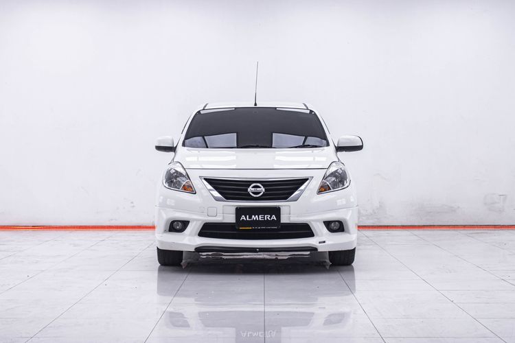 Nissan Almera 2014 1.2 V Sedan เบนซิน ไม่ติดแก๊ส เกียร์อัตโนมัติ ขาว รูปที่ 4