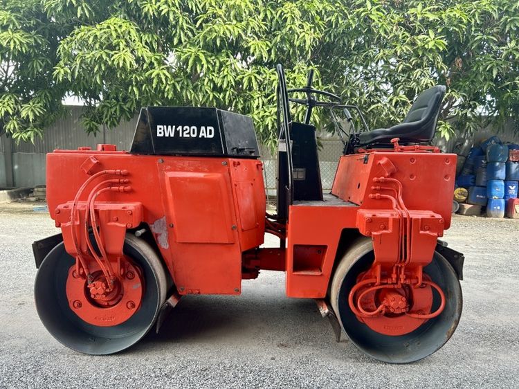รถบดสั่นสะเทือนล้อเหล็ก BOMAG รุ่น BW120AD ขนาด 3 ตัน รถเก่านอก
