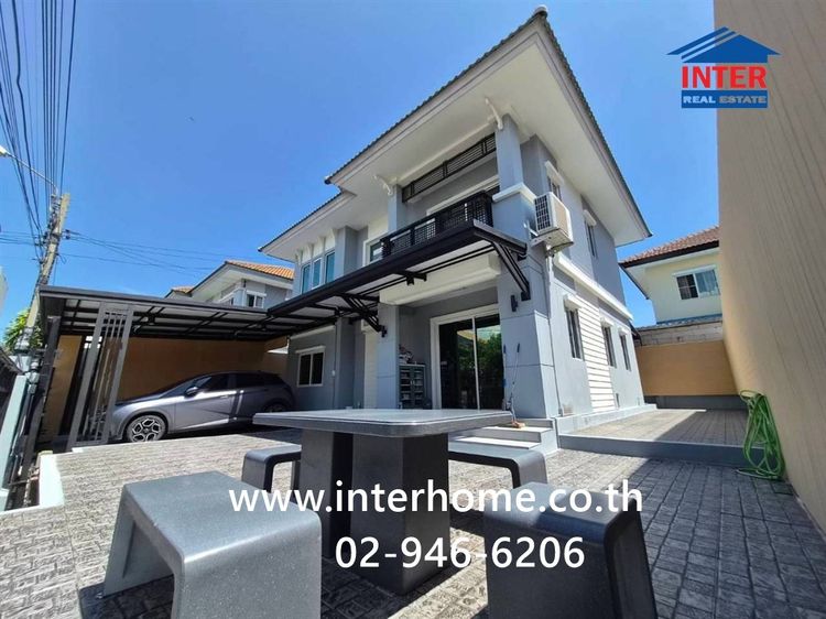 บ้านเดี่ยว 2 ชั้น 50.6 ตร.ว. หมู่บ้านพฤกษาวิลเลจ7 ประชาอุทิศ90 ใกล้สำนักงานขนส่งสาขาพระสมุทรเจดีย์ ซอยประชาสามัคคี พระสมุทรเจดีย์ 