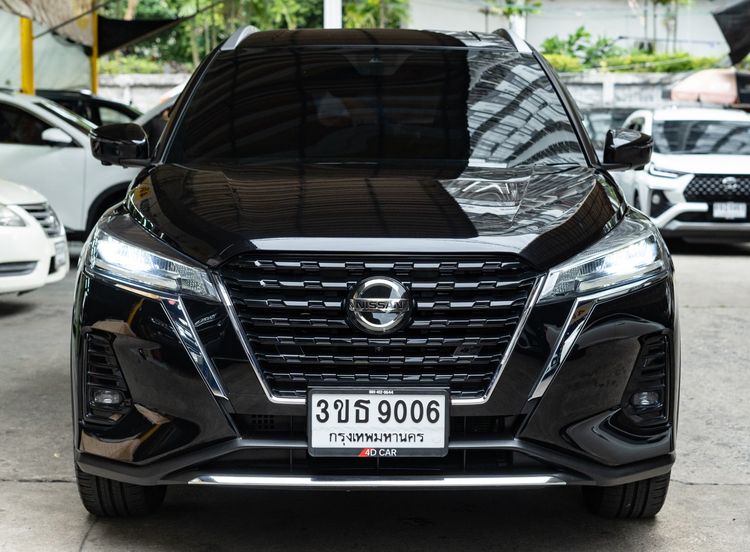 Nissan Kicks 2022 1.2 VL Sedan ไฮบริด ไม่ติดแก๊ส เกียร์อัตโนมัติ ดำ