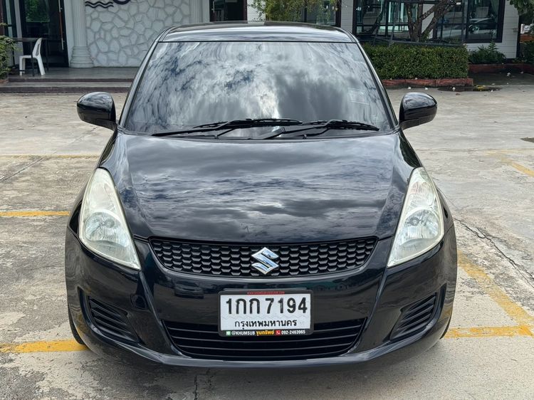 Suzuki Swift 2012 1.2 GL Sedan เบนซิน ไม่ติดแก๊ส เกียร์อัตโนมัติ ดำ รูปที่ 2