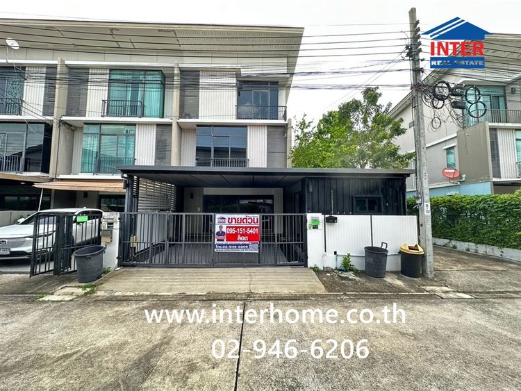 ทาวน์โฮม 3 ชั้น 34.4 ตร.ว. หมู่บ้านพฤกษาวิลล์65-2 ศรีสมาน ติดโรบินสันศรีสมาน ซอยศรีสมาน3 ถนนศรีสมาน ถนนติวานนท์ ปากเกร็ด นนทบุรี