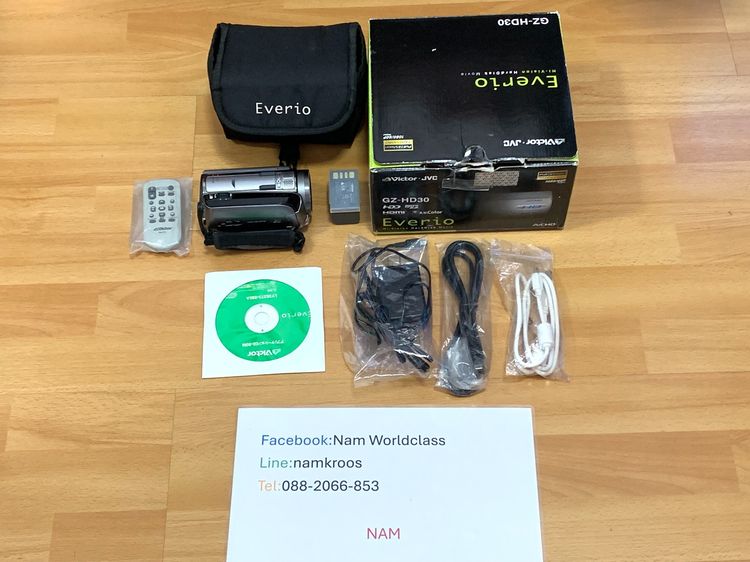 อื่นๆ 🎥ขายกล้องHandycam🎥  JVC Everio GZ-HD30 (80HDD) แรร์หายาก ครบชุดพร้อมกล่องสภาพใหม่เอี่ยม