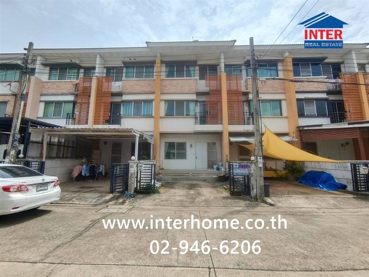 ทาวน์เฮ้าส์ 3 ชั้น 22.5 ตร.ว. หมู่บ้านทาวน์พลัส สุวรรณภูมิ ใกล้สนามบินสุวรรณภูมิ ถนนกิ่งแก้ว ถนนบางนา-ตราด บางพลี สมุทรปราการ