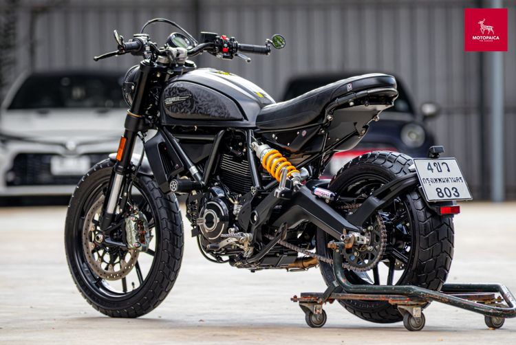 Ducati Scrambler IconDark ปี2021 มือเดียว วิ่ง8,000Km แต่งแสนกว่า รูปที่ 5