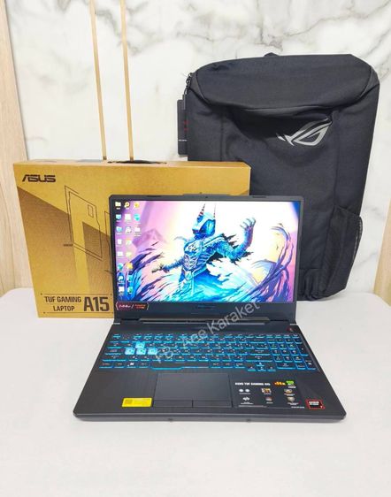 วินโดว์ 16 กิกะไบต์ HDMI ใช่ 💻 ขาย Asus TUF Gaming A15 (สภาพเหมือนใหม่ ประกันศูนย์ยาวๆ)