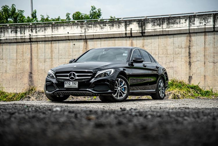 Mercedes-Benz C-Class 2017 C350 Sedan ปลั๊กอินไฮบริด (PHEV) ไม่ติดแก๊ส เกียร์อัตโนมัติ ดำ