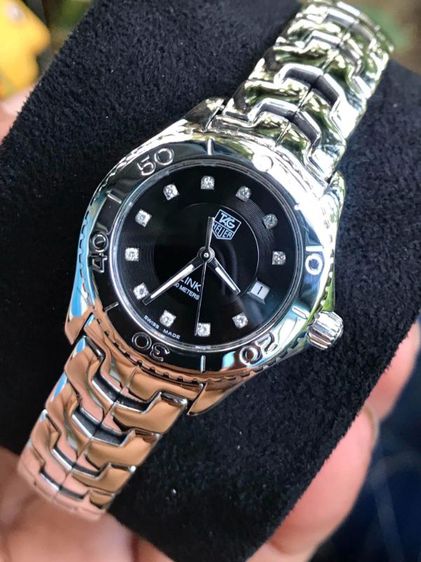 Tag Heuer Link Lady G3 Diamond Black Dial WJ1318🇨🇭🇨🇭 รูปที่ 2