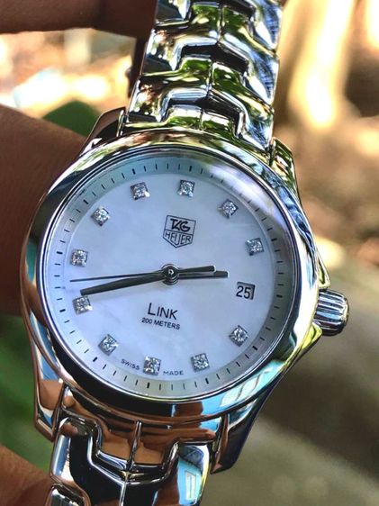 Tag Heuer Link Lady G4 Diamond MOP. White Dial 🇨🇭🇨🇭 รูปที่ 4