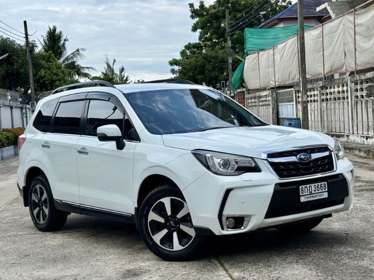 Subaru Forester 2019 2.0 i-P 4WD Utility-car เบนซิน ไม่ติดแก๊ส เกียร์อัตโนมัติ ขาว