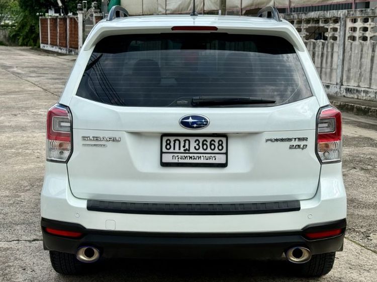 Subaru Forester 2019 2.0 i-P 4WD Utility-car เบนซิน ไม่ติดแก๊ส เกียร์อัตโนมัติ ขาว รูปที่ 4