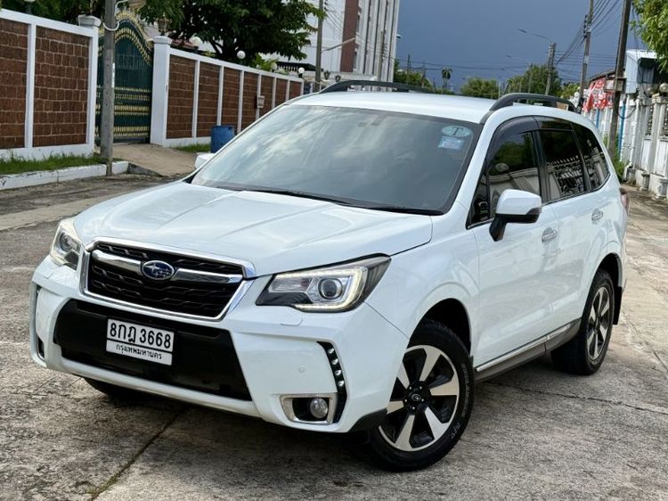 Subaru Forester 2019 2.0 i-P 4WD Utility-car เบนซิน ไม่ติดแก๊ส เกียร์อัตโนมัติ ขาว รูปที่ 2
