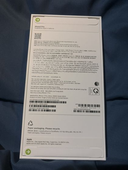 ขาย iPhone 17Pro สี Silver 256GB รูปที่ 2