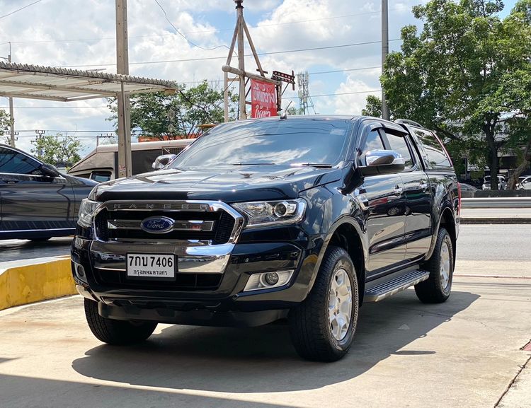 Ford Ranger 2018 2.2 Hi-Rider XLT Pickup ดีเซล ไม่ติดแก๊ส เกียร์อัตโนมัติ ดำ รูปที่ 4