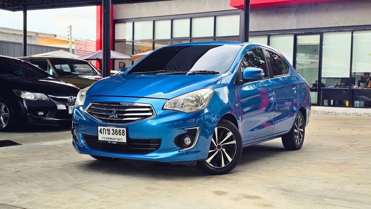 รถ Mitsubishi Attrage 1.2 GLS สี น้ำเงิน