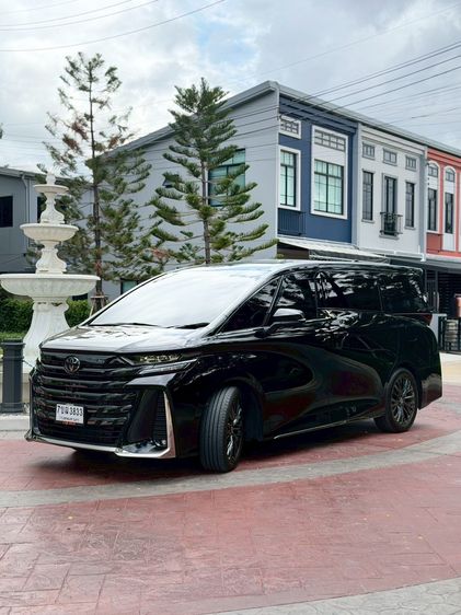 Toyota Vellfire 2025 2.5 Z Van ไฮบริด ไม่ติดแก๊ส เกียร์อัตโนมัติ ดำ