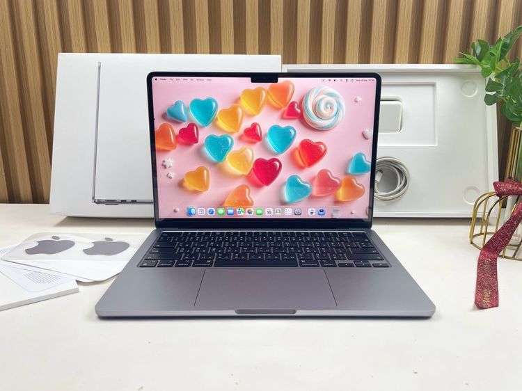 Apple แมค โอเอส 8 กิกะไบต์ อื่นๆ ไม่ใช่ MacBook Air 13-inch M2 2022 Ram8GB SSD512GB Space Gray 