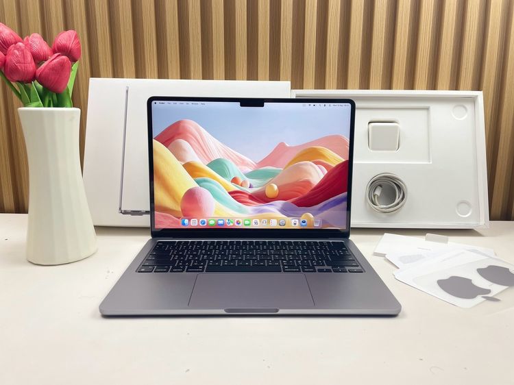 Apple แมค โอเอส 8 กิกะไบต์ อื่นๆ ไม่ใช่ MacBook Air 13-inch M2 2022 Ram8GB SSD512GB Space Gray 