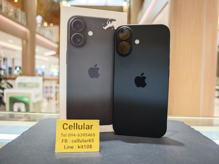iPhone 16 128GB Batt100 สภาพสวย เครื่องไทย ครบกล่อง