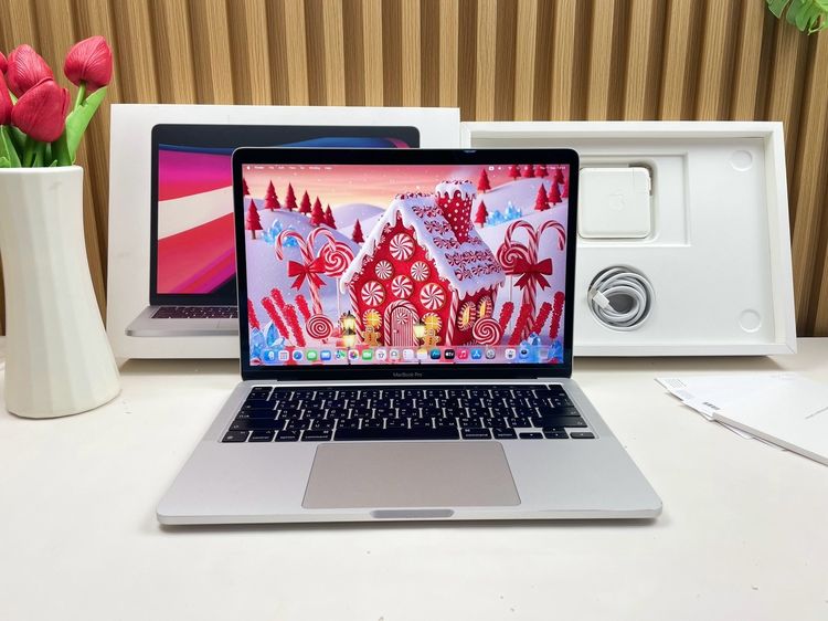 Apple Macbook Pro 13 Inch แมค โอเอส 8 กิกะไบต์ อื่นๆ ไม่ใช่ MacBook Pro 13-inch M1 2020 Ram8GB SSD256GB Silver 