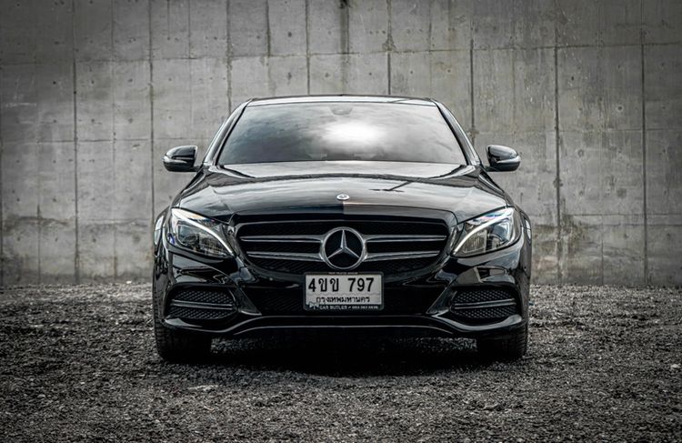 Mercedes-Benz C-Class 2016 C200 Sedan เบนซิน ไม่ติดแก๊ส เกียร์อัตโนมัติ ดำ