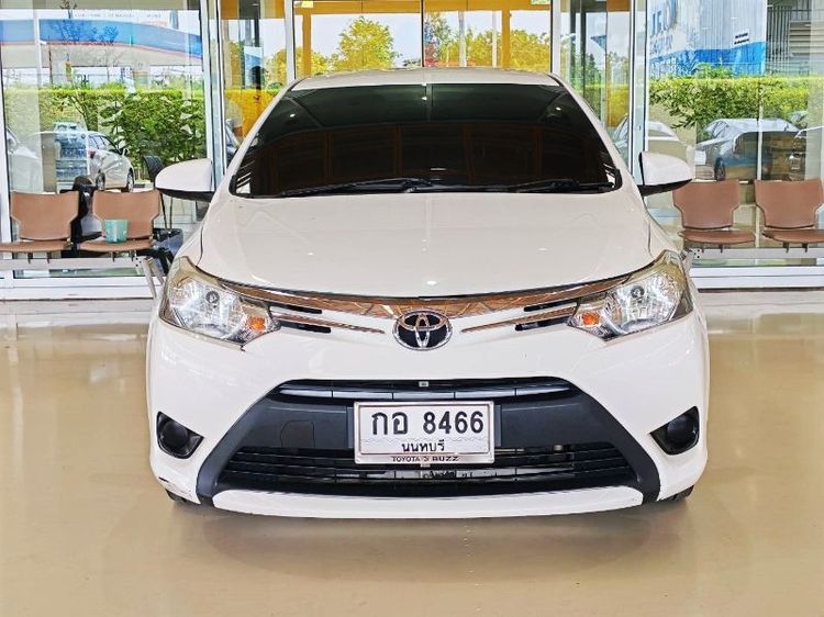 Toyota Vios 2015 1.5 J Sedan เบนซิน ไม่ติดแก๊ส เกียร์อัตโนมัติ ขาว รูปที่ 3