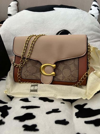หนัง PU หญิง น้ำตาล กระเป๋า COACH ของแท้ สภาพดี ราคามิตรภาพ