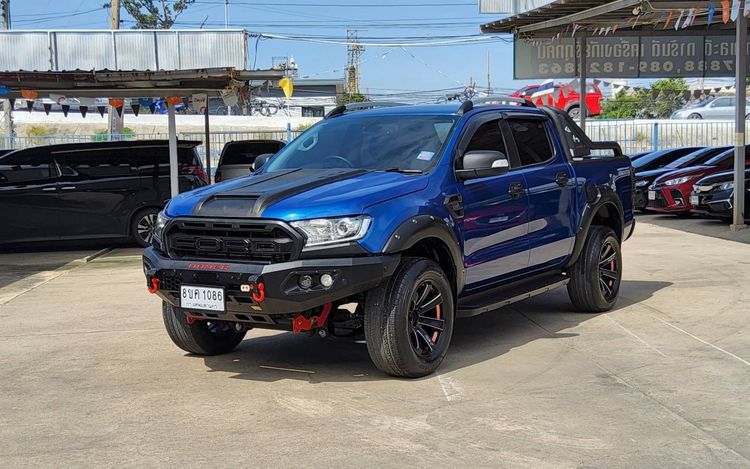 รถ Ford Ranger 2.2 Hi-Rider XLT สี น้ำเงิน
