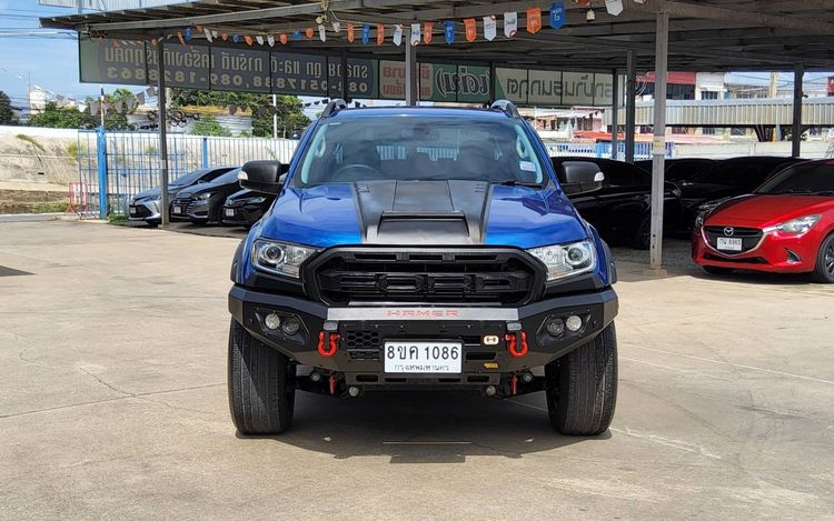 Ford Ranger 2019 2.2 Hi-Rider XLT Pickup ดีเซล ไม่ติดแก๊ส เกียร์อัตโนมัติ น้ำเงิน รูปที่ 2