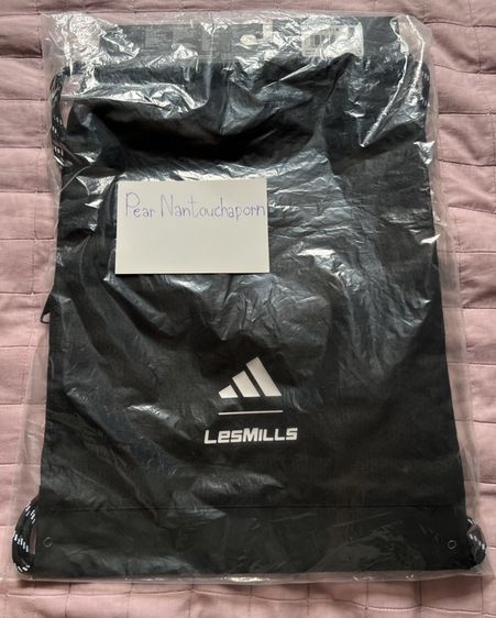 กระเป๋าสะพายหลัง Adidas Les mills Gym Sacks สีดำ มือ 1 💯