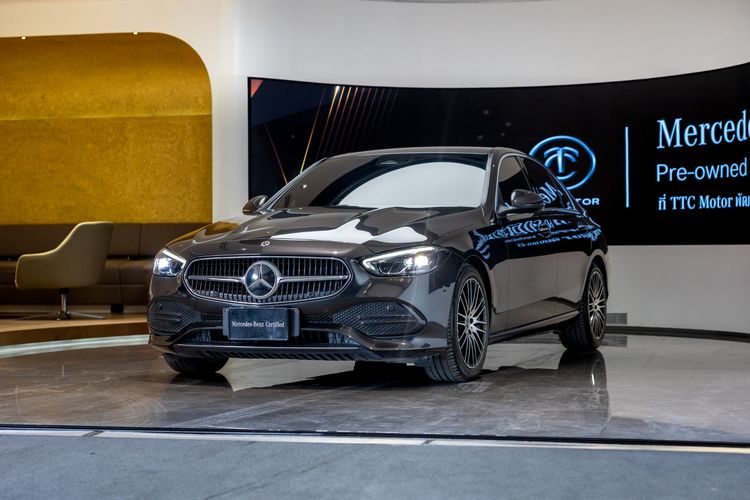 Mercedes-Benz C-Class 2023 C220 Sedan ดีเซล ไม่ติดแก๊ส เกียร์อัตโนมัติ เทา