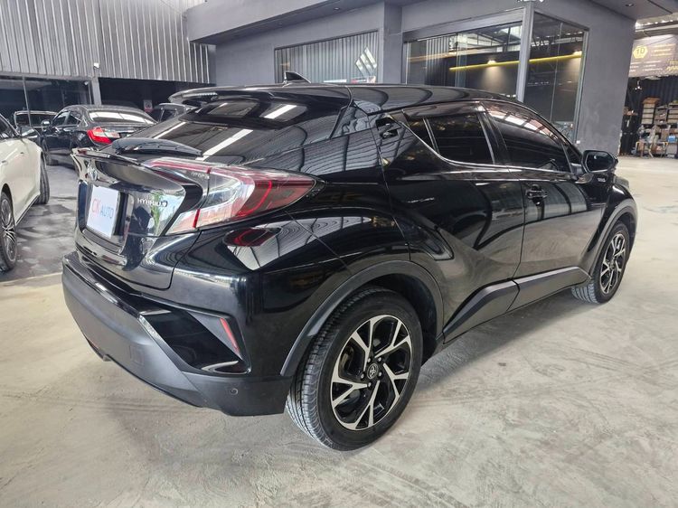 Toyota C-HR 2019 1.8 HV Hi Utility-car ไฮบริด ไม่ติดแก๊ส เกียร์อัตโนมัติ ดำ รูปที่ 4