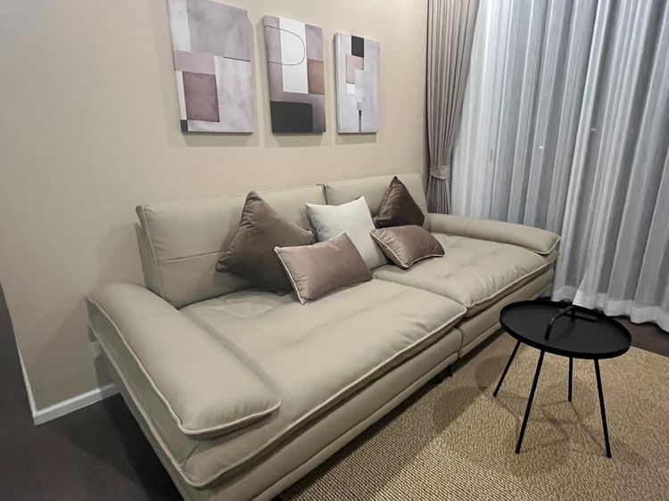 อื่นๆ ไม่อนุญาต ตกแต่งครบ 2024 ให้เช่าราคาถูก คอนโดห้องใหม่ The Saint Residences 2-Bed ชั้นสูง ห้องสวย ระเบียงทิศใต้ รูปที่ 2