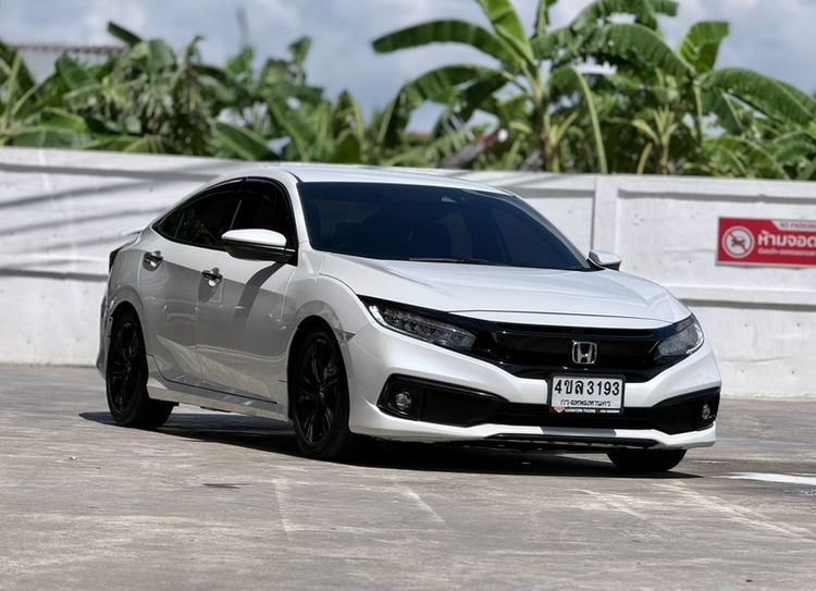 Honda Civic 2019 1.5 Turbo RS Sedan เบนซิน ไม่ติดแก๊ส เกียร์อัตโนมัติ ขาว รูปที่ 3