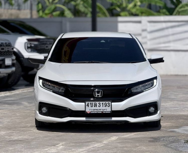 Honda Civic 2019 1.5 Turbo RS Sedan เบนซิน ไม่ติดแก๊ส เกียร์อัตโนมัติ ขาว รูปที่ 2