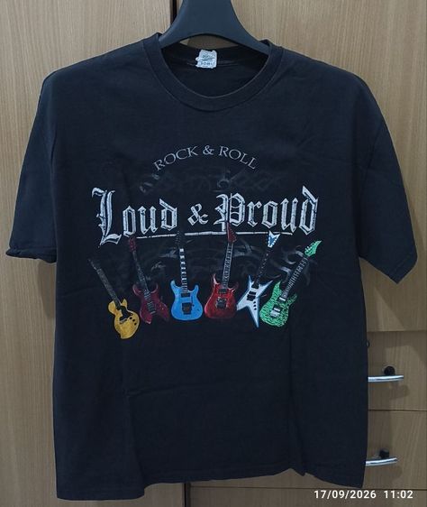 ขายเสื้อยืดคอกลมสีดำมือสองจากอเมริกา size L (ไม่ใช่ผลิตในอเมริกา)