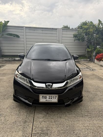 Honda City 2015 1.5 V CNG Sedan เบนซิน NGV เกียร์อัตโนมัติ ดำ รูปที่ 2
