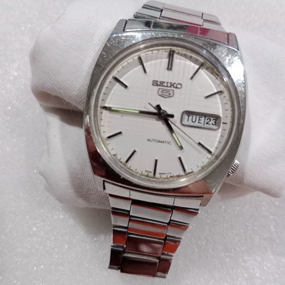 นาฬิกา ระบบออโตเมติก หน้าขาว Seiko 6309