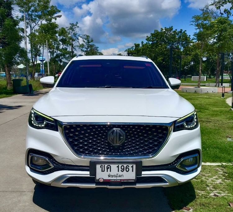 MG HS 2021 PHEV 1.5 SUV AT Utility-car ปลั๊กอินไฮบริด (PHEV) ไม่ติดแก๊ส เกียร์อัตโนมัติ ขาว รูปที่ 3