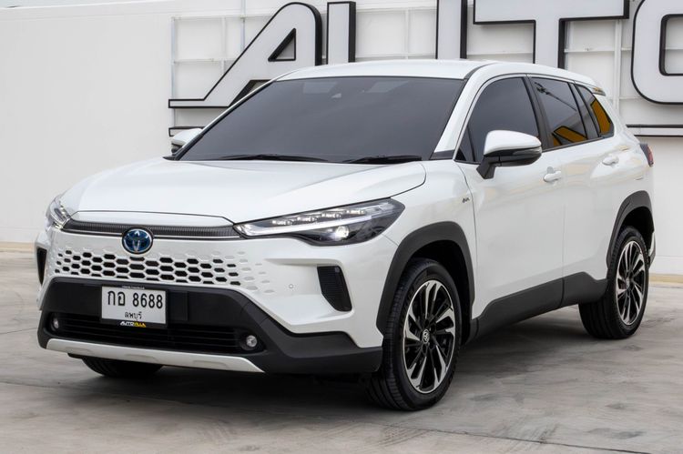 Toyota Corolla Cross 2026 1.8 HEV Premium Utility-car ไฮบริด เกียร์อัตโนมัติ ขาว