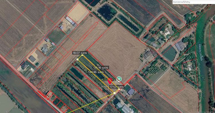 ขายที่ดิน 1 ไร่ 2 งาน 26 ตร.ว. แปลงยาวสวย มีบ่อน้ำและร่องสวนในตัว เหมาะสร้างบ้านทำสวน รูปที่ 2