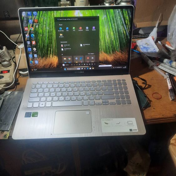 วินโดว์ 8 กิกะไบต์ HDMI โน็ตบุ๊ค ASUS VivoBook s15 บางเบาจอใหญ่ บอดี้ อลูมินั่มสีเงิน 14500 บาท